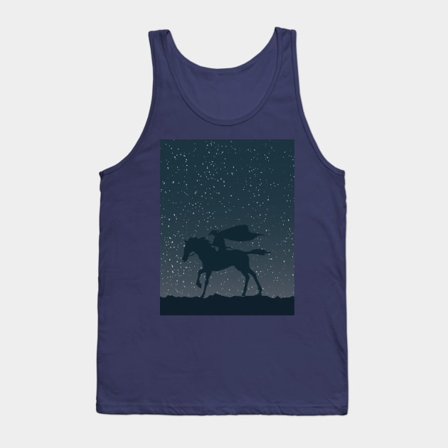 Ronin On a Horse Tank Top by MythoCulture